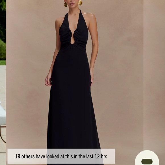 Meshki Dresses & Skirts - Malakhai chiffon Halter Maxi Dress